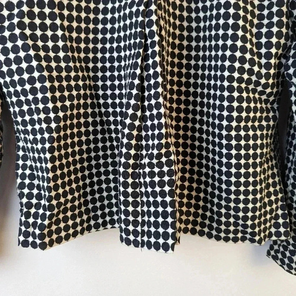 Vintage Polka Dot Cropped Jacket / Medium Petite - Picture 3 of 7